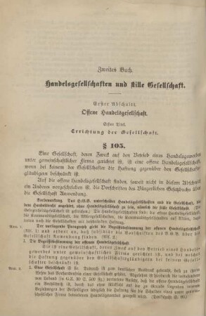 Zweites Buch. Handelsgesellschaften und stille Gesellschaft