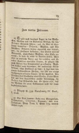 Zum vierten Zeitraume.
