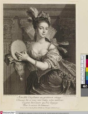 [Mädchen mit dem Tamburin]