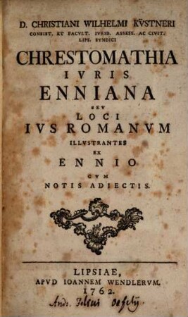 Chrestomathia Iuris Enniana