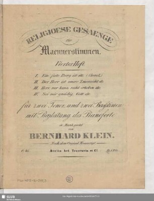4: Viertes Heft. O. 25