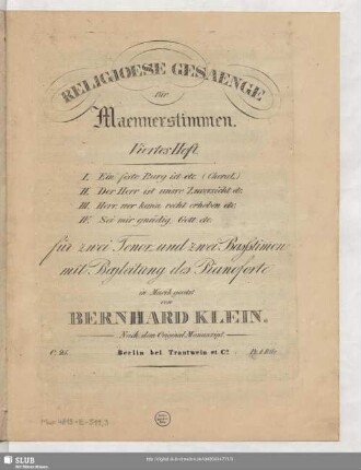 4: Viertes Heft. O. 25