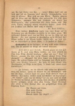 Höflichkeit [...].