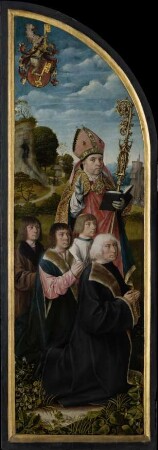 Hl. Nikolaus mit den Stiftern