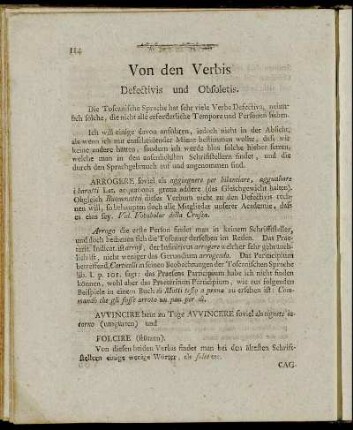 Von den Verbis Defectivis und Obsoletis