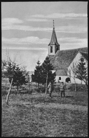 Juvincourt, Frankreich. Kirche Prouviseux