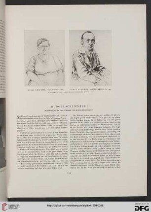 Rudolf Schlichter: Ausstellung in der Galerie Neumann-Nierendorf