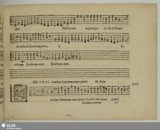 IIII. Anonymus: Laudate Dominum omnes gentes