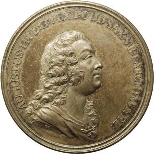 Kurfürst Friedrich August II. - Vermählung von Kurprinz Friedrich Christian und Prinzessin Maria Antonia Walpurgis von Bayern