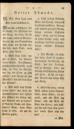 [5.] Gottes Allmacht Nr. 15 . 17