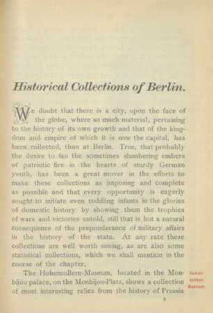 Historical Collections of Berlin