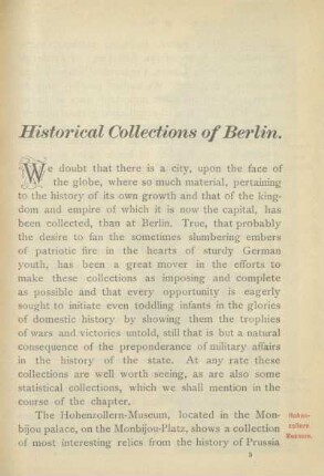 Historical Collections of Berlin