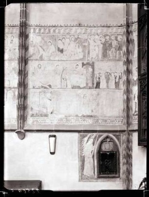 evangelische Stadtkirche; Fresken im Chor nach der Restaurierung