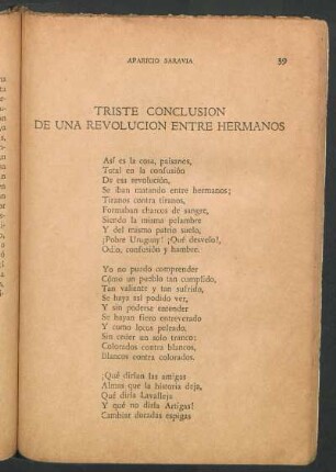 Triste conclusión de una revolución entre hermanos
