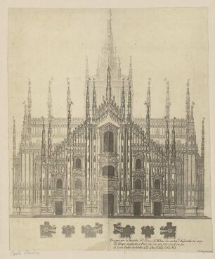 Fassade des Doms, Mailand
