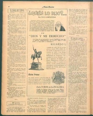¿Quién lo dijo?...