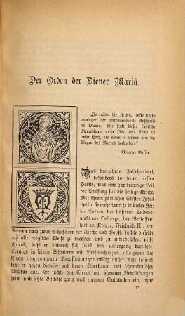 Lebens-Bilder aus dem Serviten-Orden, 1