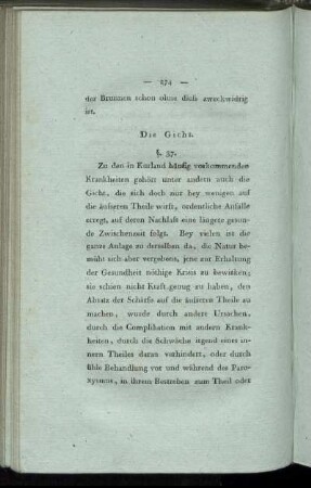 Die Gicht.