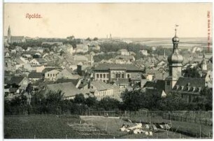 Apolda. Blick über Apolda