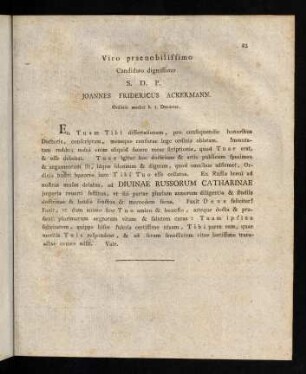 23-24, Viro praenobilissimo