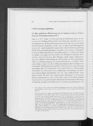 2. Landesgesetzgebung