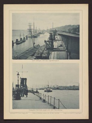 Dampfschiffsbrücke gegenüber dem Reiherstieg