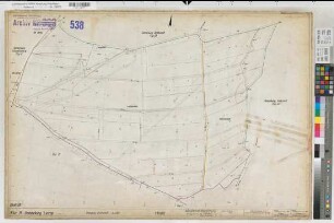 Grafschaft (Schmallenberg), Umlegung Grafschaft, Bl.28 Zuteilungskarte Latrop Flur 11