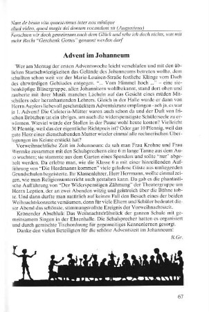 Advent im Johanneum
