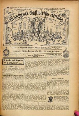 Münchener Gastwirths-Zeitung : unparteiisches Organ für die Interessen des Gastgewerbes. 9.1898