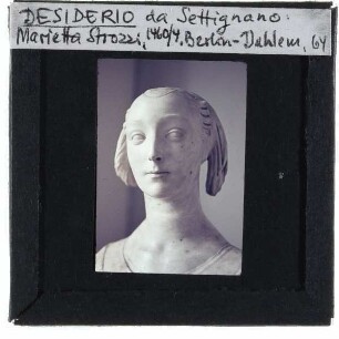 Settignano, Mädchenbüste, (sog. Marietta Strozzi) (Berlin))