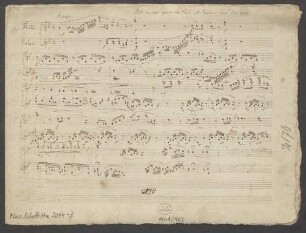Duo concertant, fl, vl, op. 3, SchrMo p. 100, G-Dur - BSB Mus.Schott.Ha 2044-3 : [heading:] Pout-pourri pour la Flûte et Violon par Molique.