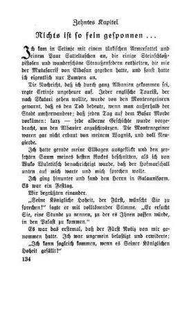 Zehntes Kapitel Nichts ist so fein gesponnen ...
