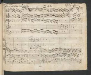 Descendite volantes; S, orch, bc; D-Dur