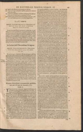 Nonum remedium recuperandae possessionis, ex I. si quis in tantam, 7. C. unde vi.