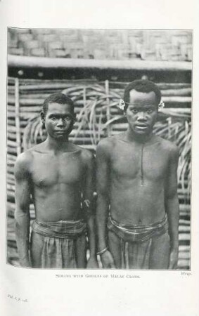 Semang with girdles of Malay cloth