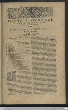 Enarrationes In Libri Secundi Codicis Iustinianei
