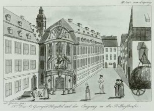 Leipzig: Georgenhaus und Ritterstraße