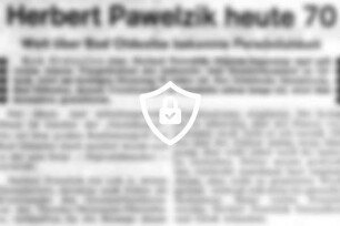 [Name maskiert] heute 70
