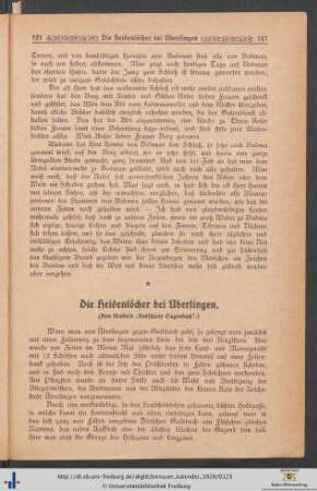 Die Heidenlöcher bei Überlingen.