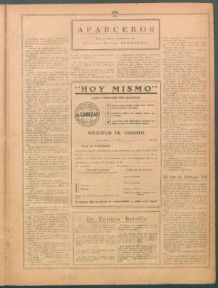 Aparceros : Cuento campero