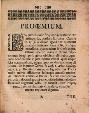 Dissertatio Inauguralis Juridica De Jure Dotium
