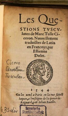 Les Questions Tusculanes