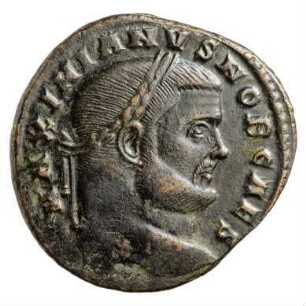 Münze, Follis, 302 - 303 n. Chr.