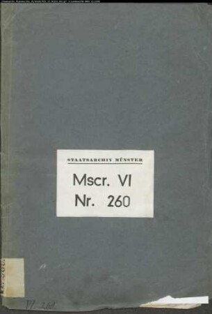 Urkundenabschriften zur Geschichte des Stifts Wietmarschen in der Grafschaft Bentheim