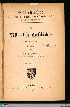 5: Römische Geschichte : (für Obersekunda)
