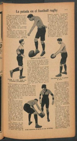 La patada en el football rugby