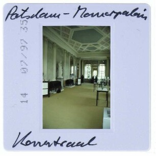 Potsdam, Neuer Garten,Potsdam, Marmorpalais : Innenansicht Konzertsaal