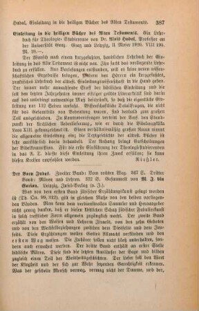 387-388 [Rezension] Der Born Judas; II. und III. Band