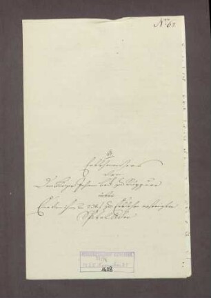 Erblehenrevers des Johann Beck über einen Spitalacker auf Ettlinger Gemarkung