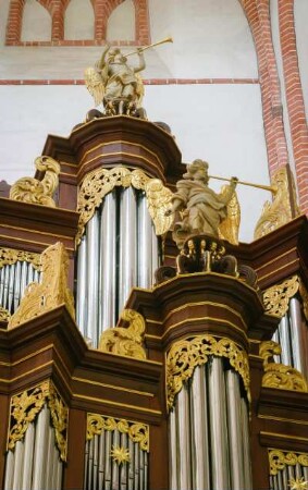 Deutschland. Niedersachsen. Norden. Arp Schnitger Orgel 1686 -92 der evangelischen Ludgerikirche. 15 Jahrhundert